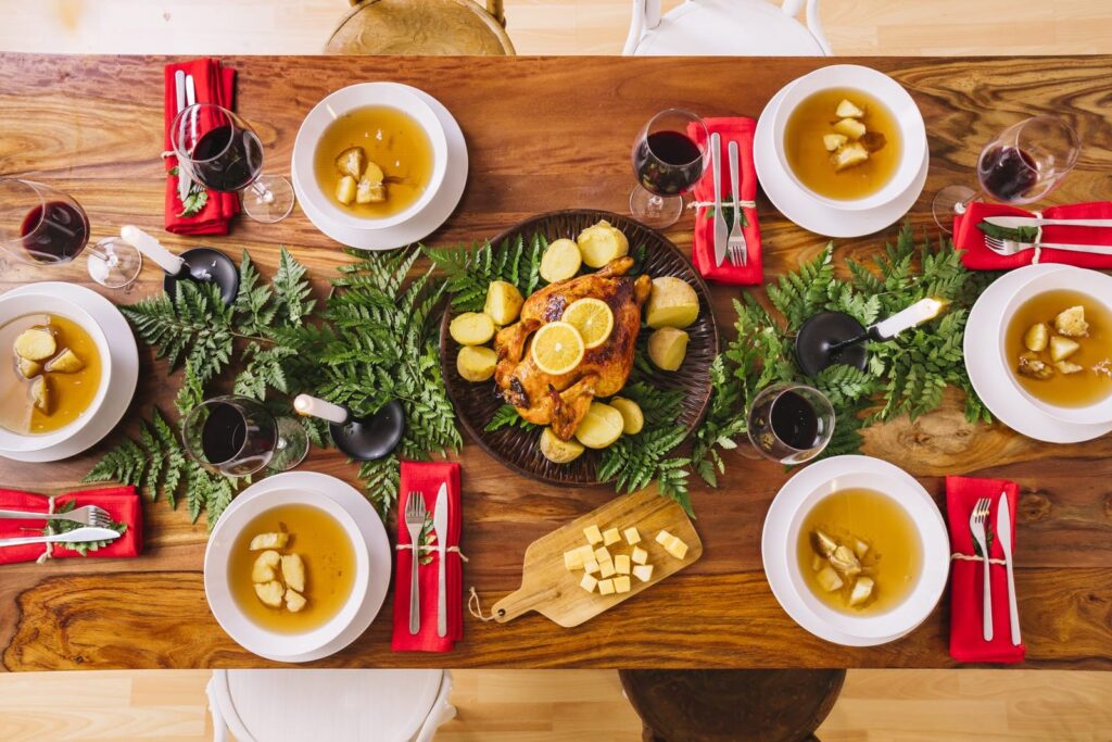 plats diner noel