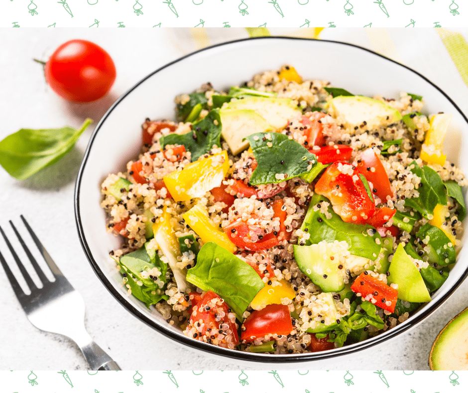 Une salade de quinoa été