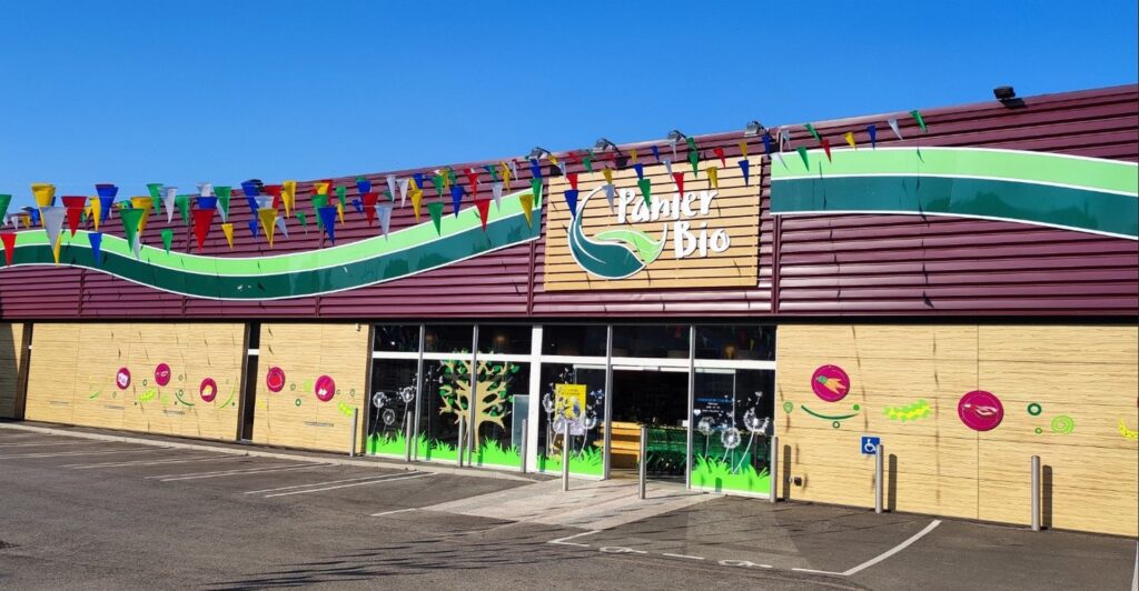 extérieur magasin le panier bio a dole