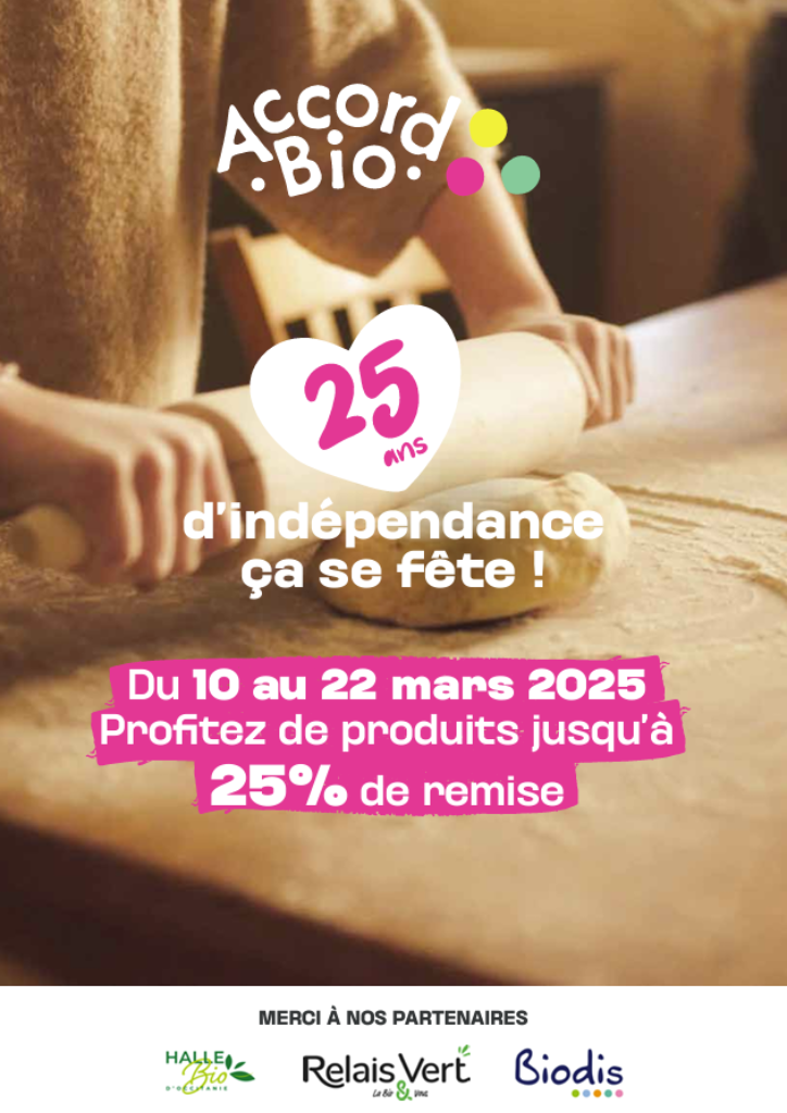 Catalogue - Accord Bio - OP 25 ans
