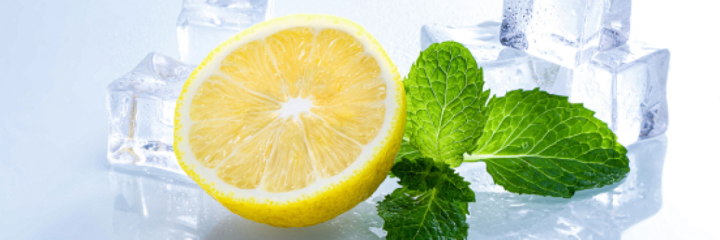 Citron, menthe et glaçon
